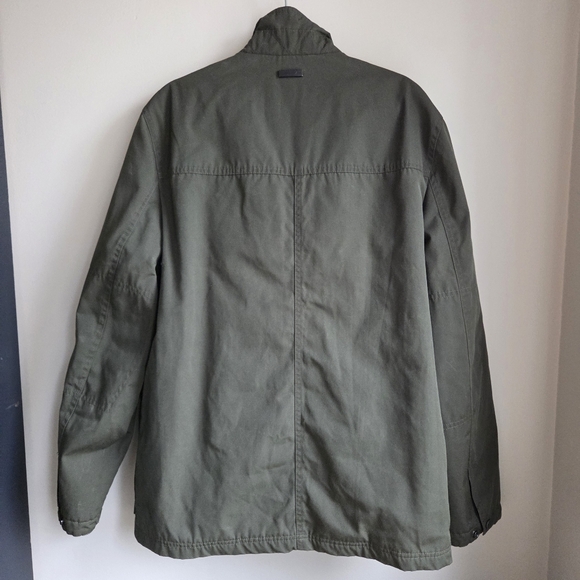 EUC Olive Green NO FADING Barn Chore Field Jacket S Andrew Marc Utility - Picture 5 of 15
